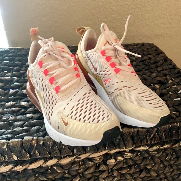 air max 270 cream and pink